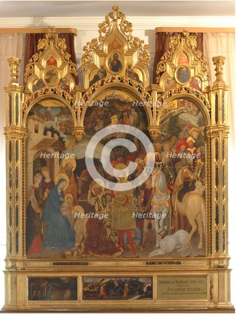 The Adoration of the Magi, c.1420. Artist: Gentile da Fabriano (ca 1370-1427)