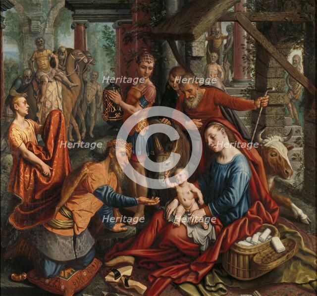 The Adoration of the Magi, c.1560. Creator: Pieter Aertsen.