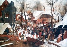 The Adoration of the Magi c1567. Artist: Pieter Bruegel the Elder