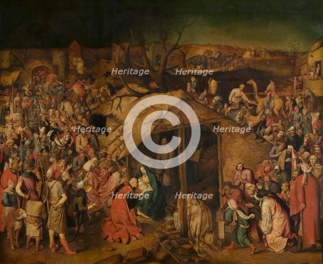 The Adoration of the Magi, c1580-1630. Creator: Pieter Brueghel the Younger.