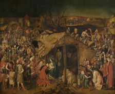 The Adoration of the Magi, c1580-1630. Creator: Pieter Brueghel the Younger
