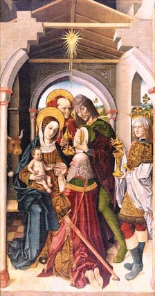 The Adoration of the Magi, c1500. Creator: Master of La Sisla