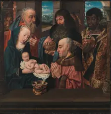 The Adoration of the Magi, c1500. Creator: Goes, Hugo, van der (1435-1482)