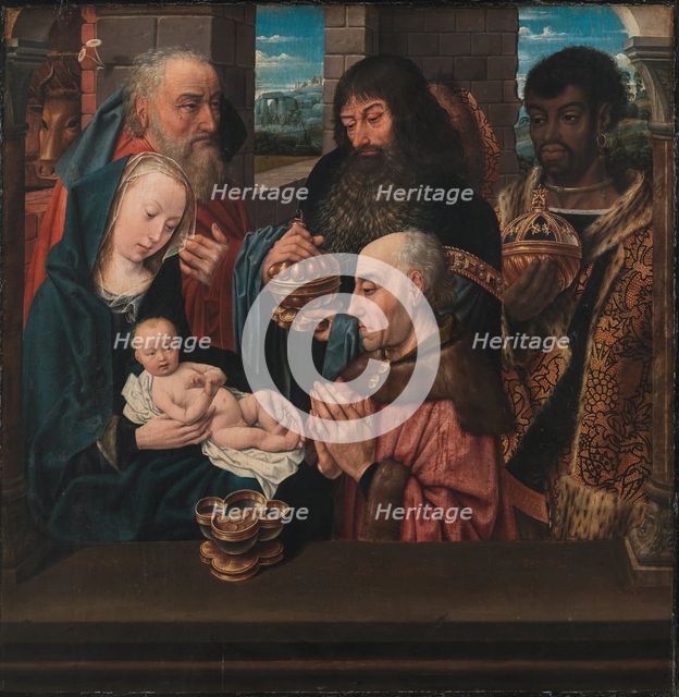 The Adoration of the Magi, c1500. Creator: Goes, Hugo, van der (1435-1482).