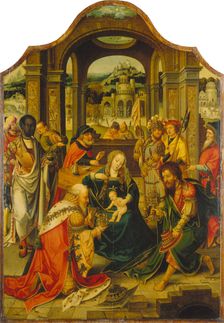 The Adoration of the Magi, c1517-1520. Creator: Master of the Von Groote Adoration