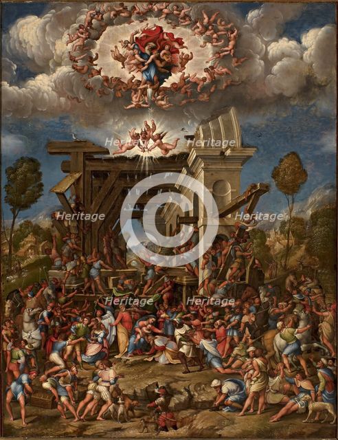 The Adoration of the Magi, c1525. Creator: Marchesi (da Cotignola), Girolamo (1480-1550).