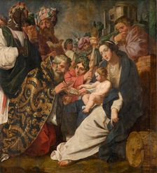 The Adoration of the Magi, c1616. Creator: Janssens, Abraham (c. 1573-1632)