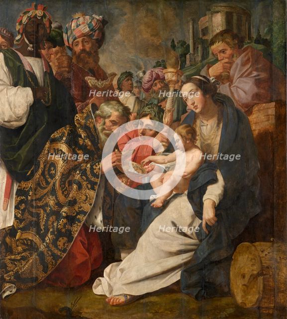 The Adoration of the Magi, c1616. Creator: Janssens, Abraham (c. 1573-1632).
