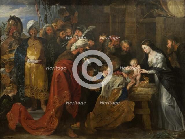 The Adoration of the Magi, c1617-1618. Creator: Rubens, Pieter Paul (1577-1640).