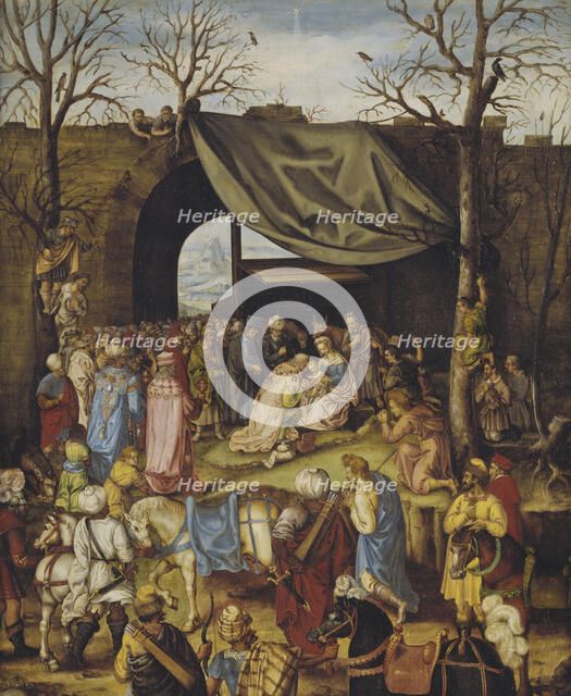 The Adoration of the Magi, c16th century. Creator: Unknown.