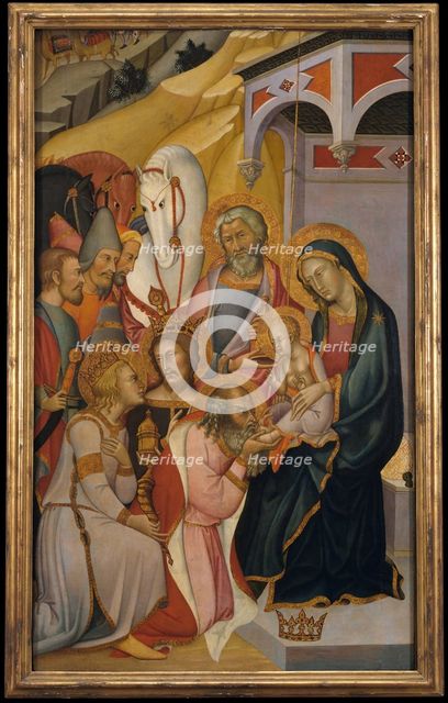The Adoration of the Magi, ca. 1390. Creator: Bartolo di Fredi.
