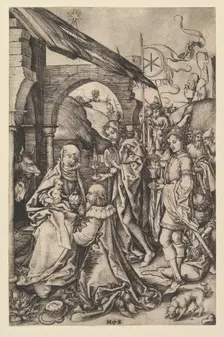 The Adoration of the Magi, ca. 1435-1491. Creator: Martin Schongauer