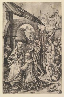 The Adoration of the Magi, ca. 1435-1491. Creator: Martin Schongauer