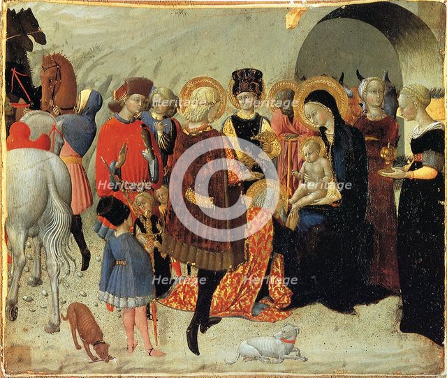 The Adoration of the Magi, ca 1435. Artist: Sassetta (1392-1450)
