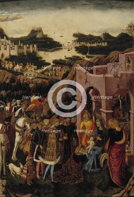 The Adoration of the Magi, ca 1442-1445. Creator: Boccati, Giovanni (ca 1420-1487).