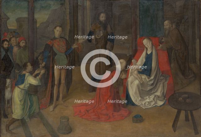 The Adoration of the Magi, ca. 1465. Creator: Joos van Wassenhove.