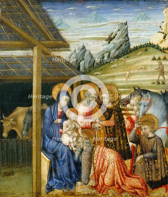 The Adoration of the Magi, ca. 1460. Creator: Giovanni di Paolo.