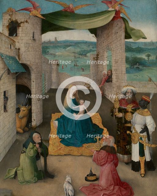 The Adoration of the Magi, ca. 1475. Creator: Hieronymus Bosch.