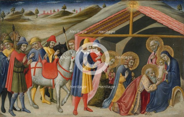 The Adoration of the Magi, ca. 1470. Creator: Sano di Pietro.