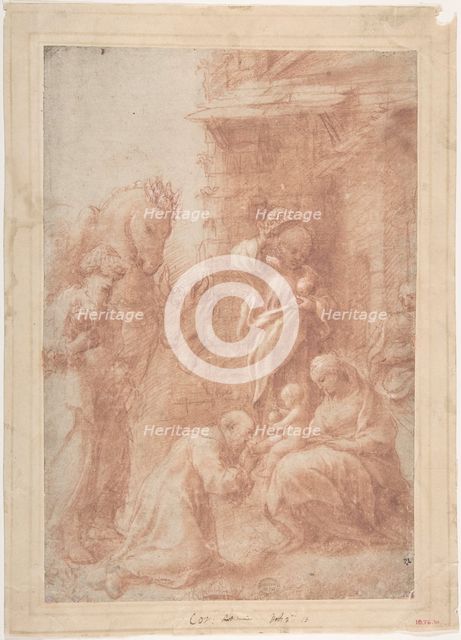 The Adoration of the Magi, ca. 1517. Creator: Correggio.