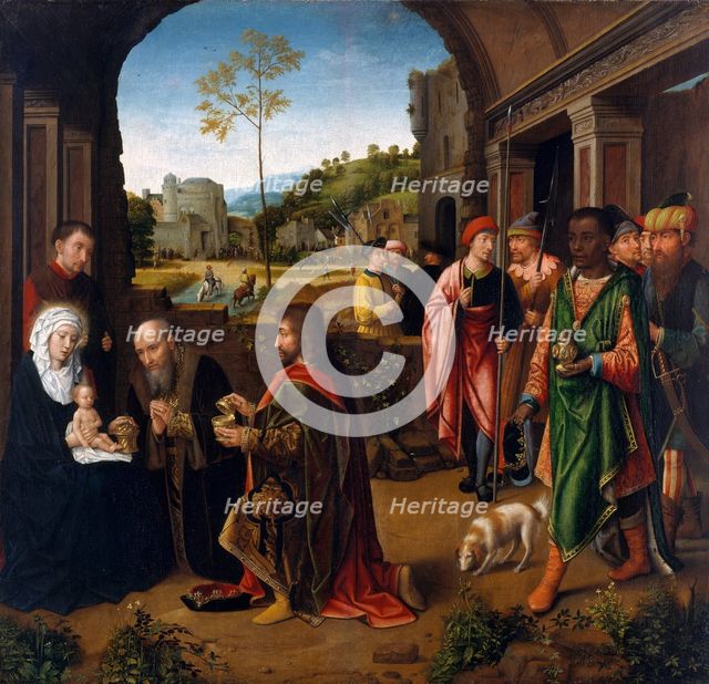 The Adoration of the Magi, ca. 1520. Creator: Workshop of Gerard David.