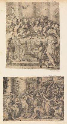 The Adoration of the Magi, ca. 1542-46 (?). Creator: Andrea Schiavone
