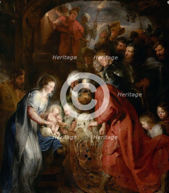 The Adoration of the Magi, ca 1619. Creator: Rubens, Pieter Paul (1577-1640).