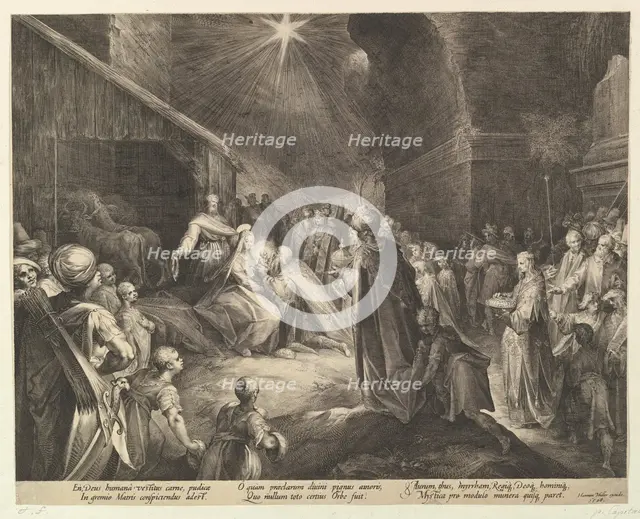 The Adoration of the Magi, ca. 1625. Creator: Jan Muller.