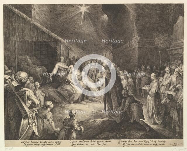 The Adoration of the Magi, ca. 1625. Creator: Jan Muller.