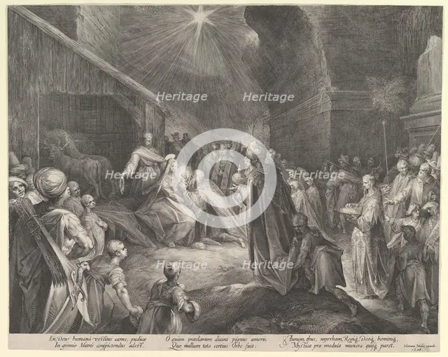 The Adoration of the Magi, ca. 1626. Creator: Jan Muller.