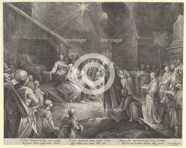 The Adoration of the Magi, ca. 1626. Creator: Jan Muller.