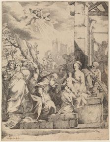 The Adoration of the Magi. Creator: Giovanni David