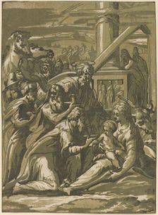 The Adoration of the Magi. Creator: Giuseppe Nicola Rossigliani