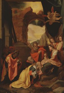 The Adoration of the Magi. Creator: Unknown
