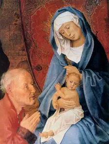 The Adoration of the Magi detail, 15th century. Artist: Hugo van der Goes