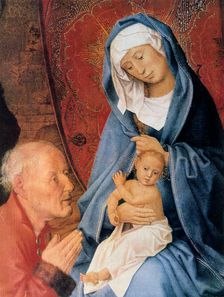 The Adoration of the Magi detail, 15th century. Artist: Hugo van der Goes