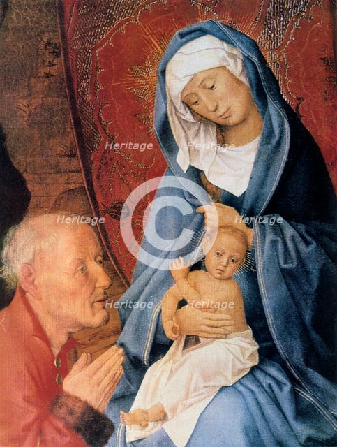 'The Adoration of the Magi', detail, 15th century.  Artist: Hugo van der Goes