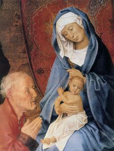 The Adoration of the Magi detail, 15th century. Artist: Hugo van der Goes