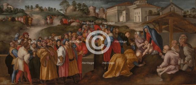 The Adoration of the Magi (Epifania Benintendi), 1519-1520. Artist: Pontormo (1494-1557)