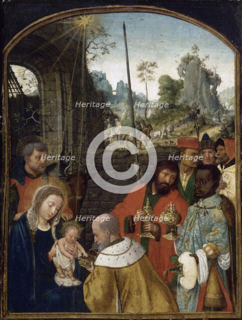 The Adoration of the Magi, First Half of 16th cen.. Creator: Bening, Simon (c. 1483-1561).