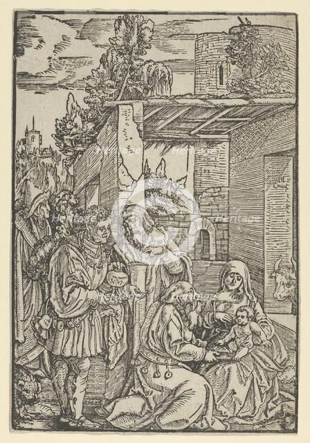The Adoration of the Magi, from Ewangeli und Epistel, 1512. Creator: Hans Schäufelein the Elder.