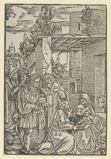 The Adoration of the Magi, from Ewangeli und Epistel, 1512. Creator: Hans Schäufelein the Elder