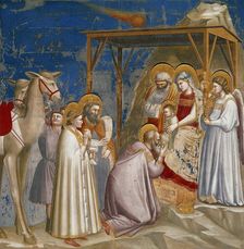 The Adoration of the Magi (From the cycles of The Life of Christ), 1304-1306. Creator: Giotto di Bondone (1266-1377)