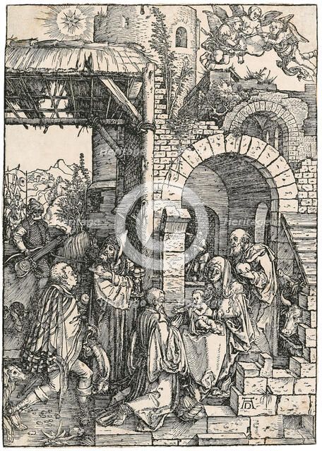 The Adoration of the Magi, from The Life of the Virgin, ca 1503. Creator: Dürer, Albrecht (1471-1528).