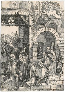 The Adoration of the Magi, from The Life of the Virgin, ca 1503. Creator: Dürer, Albrecht (1471-1528)