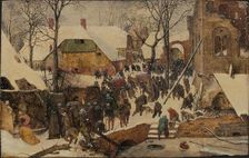 The Adoration of the Magi in the Snow, 1563. Creator: Bruegel (Brueghel); Pieter; the Elder (ca 1525-1569)