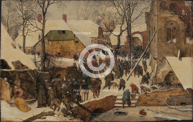 The Adoration of the Magi in the Snow, 1563. Creator: Bruegel (Brueghel); Pieter; the Elder (ca 1525-1569).