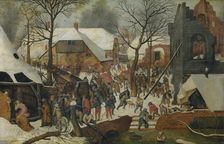 The Adoration of the Magi in the Snow, c1580-1630. Creator: Pieter Brueghel the Younger