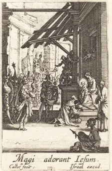 The Adoration of the Magi, in or after 1630. Creator: Jacques Callot