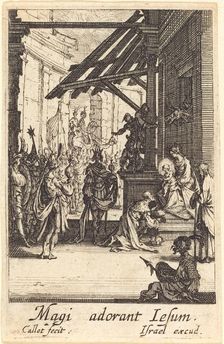 The Adoration of the Magi, in or after 1630. Creator: Jacques Callot